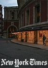 Dusk falls over London’s Royal Albert Hall, where Joshua Bell has performed at the famous Proms concerts.